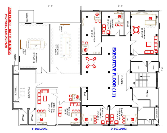 I will draw floor planing with autocad