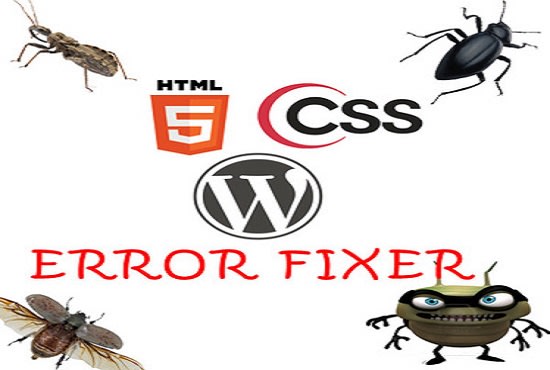 I will fix any html, css, bootsrap issue