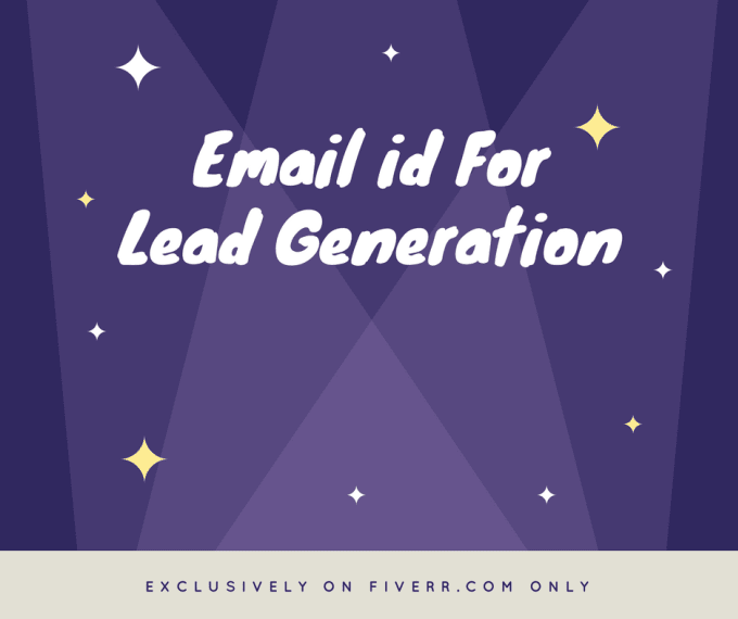 I will give you 1000 email leads