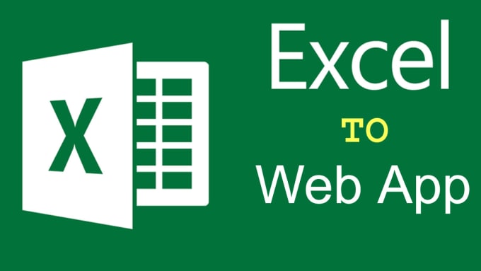 I will help you to convert excel sheet to web app or desktop app