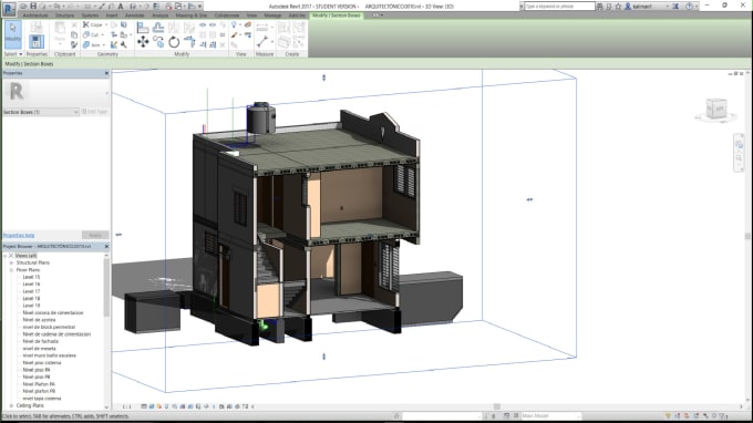 I will make the bim model of your building using revit
