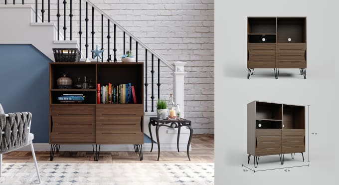 I will model and render your furniture