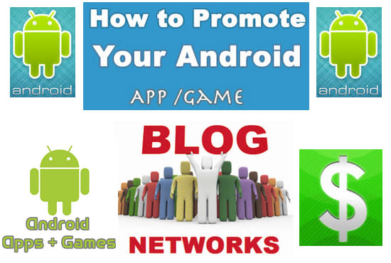 I will promote your android apps or game on my 20 pbn site