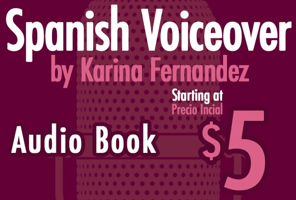 I will record an audio book in latin spanish