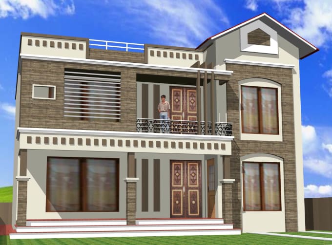 I will redraw your sketch and make professional 2d, 3d floor plan and interior design