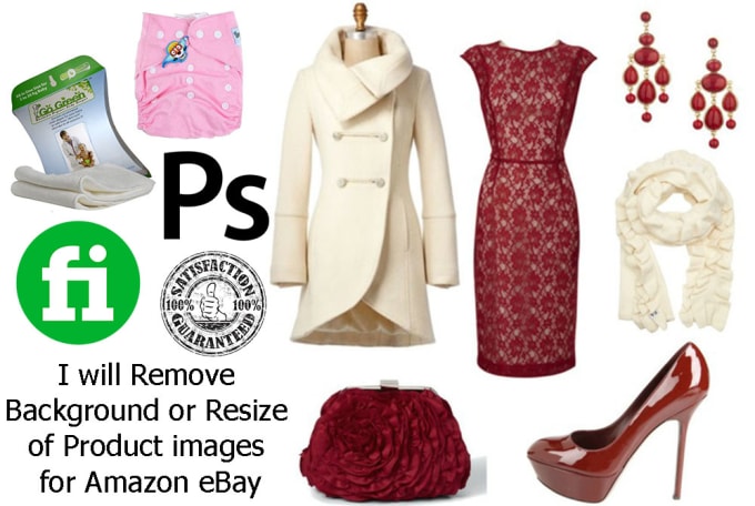 I will remove background or resize of product images for Amazon eBay