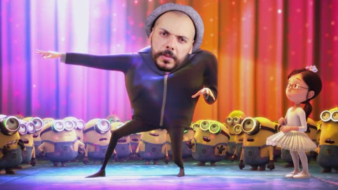 I will swap any face in the bellow video for gru character