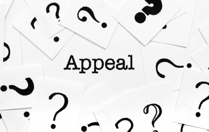 I will type your appeal letter or power of attorney