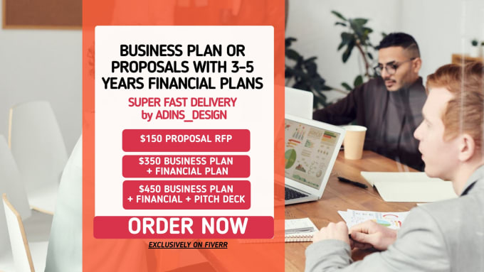 I will write a loan or investment business plan or proposal