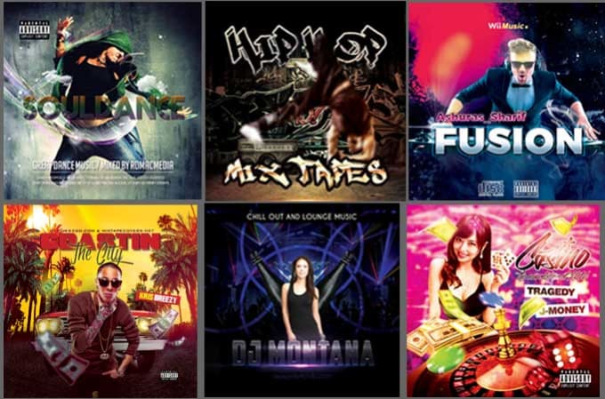 I will design dope mixtape cover or cd cover