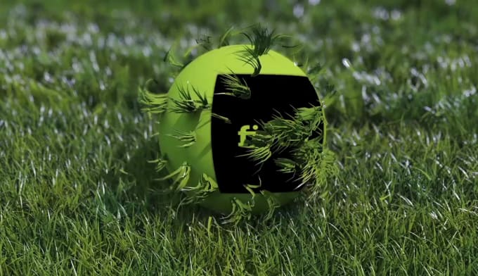 I will bouncy grass ball logo reveal