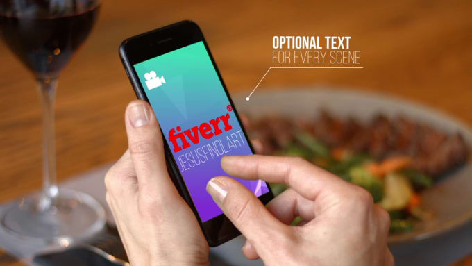 I will cafe restaurant footage or videos mobile mockup