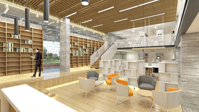 I will create 3d model of interior projects and render them