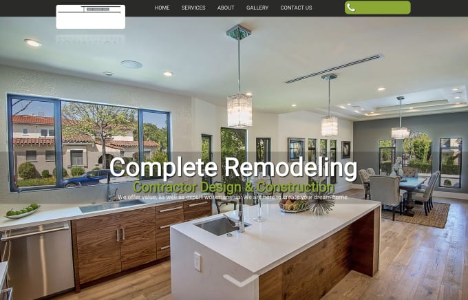 I will create a construction website for you