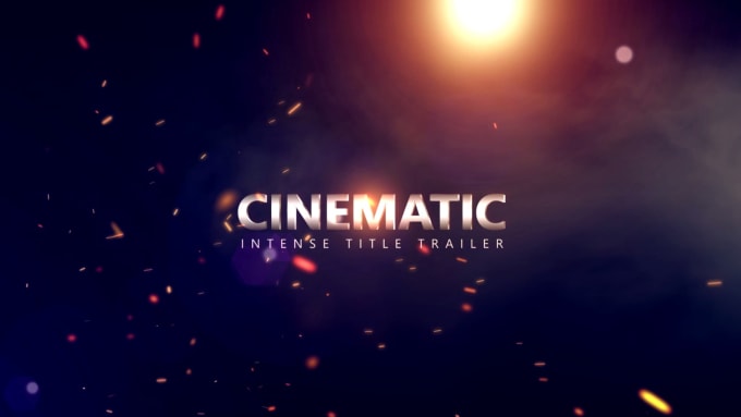 I will create a professional cinematic trailer video promo