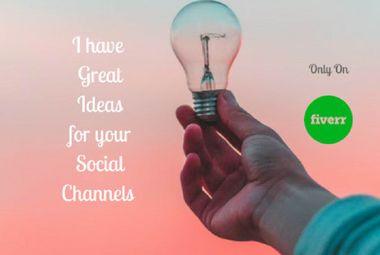 I will create professional content for your social media