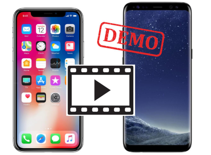 I will create your demo marketing video for your android and ios