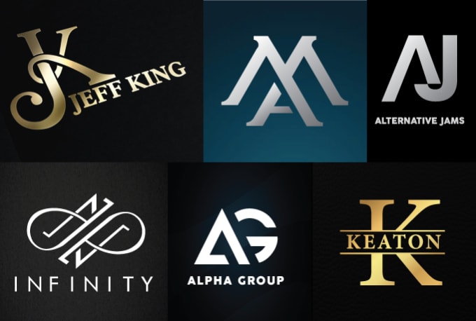 I will design a monogram logo