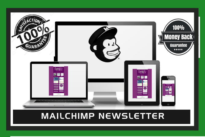 I will design an editable responsive mailchimp template