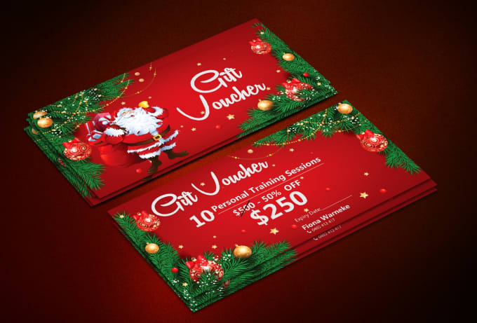 I will design christmas, new year, posters envelopes, letterheads