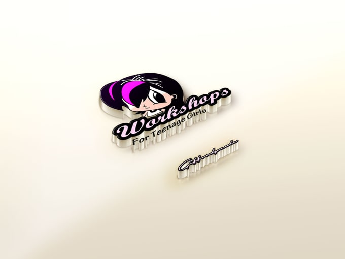 I will design fashion cute girl character logo