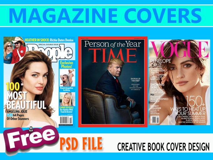 I will design magazine album and ebook covers