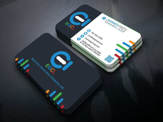 I will design modern business card