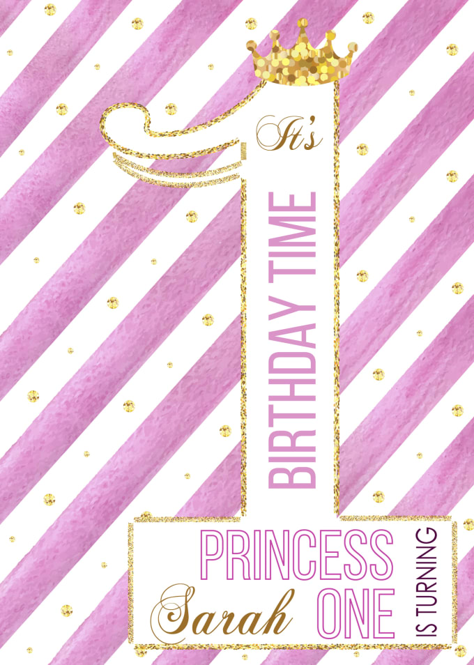 I will design unique and elegant invitation