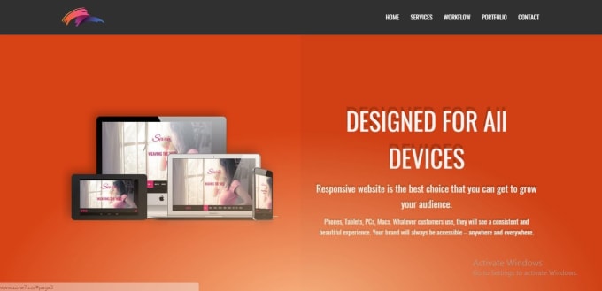 I will design your professional responsive website