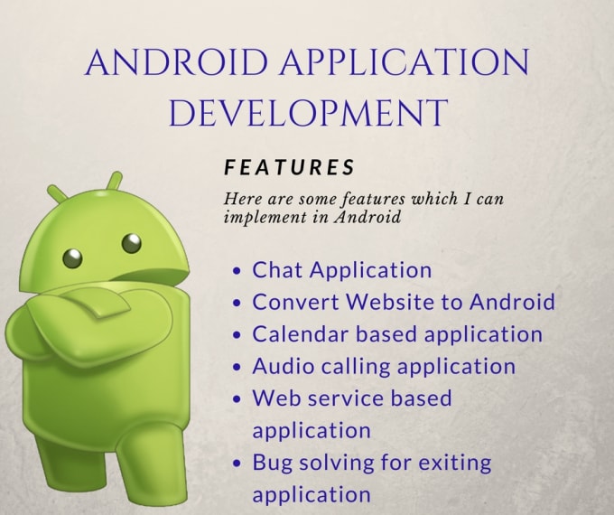 I will develop professional android mobile apps