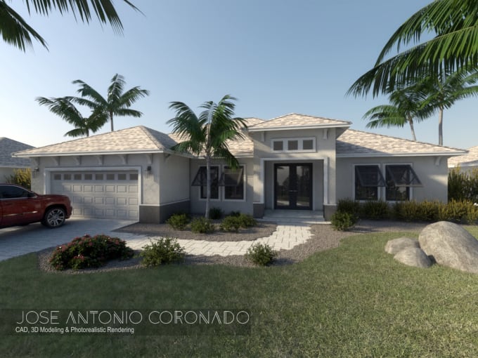 I will do a photorealistic rendering for your project within 24 hours