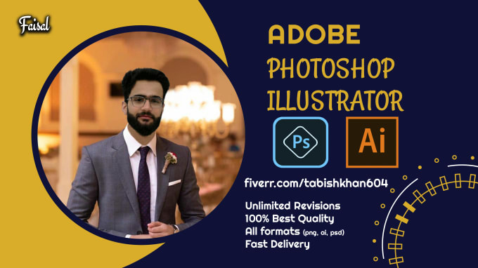 I will do any adobe photoshop, illustrator work