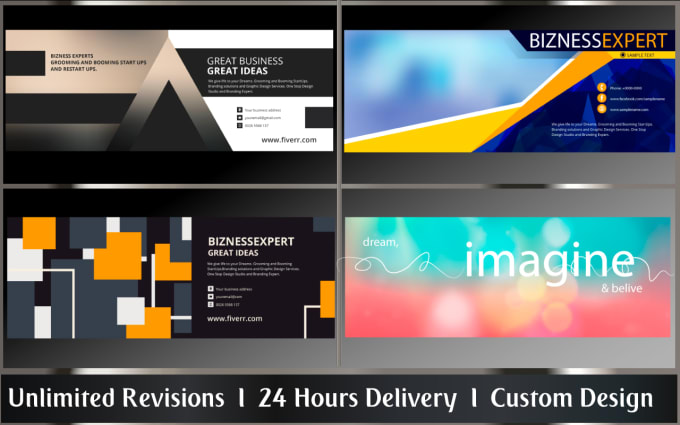 I will do customized facebook cover and graphic design