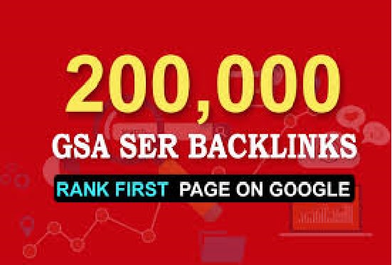 I will do gsa,ser backlinks for SEO