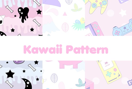 I will do kawaii pattern for you