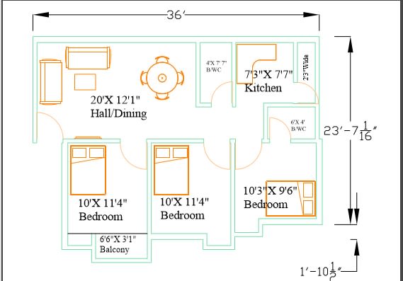 I will do plan, elevation and sectional elevation of your building