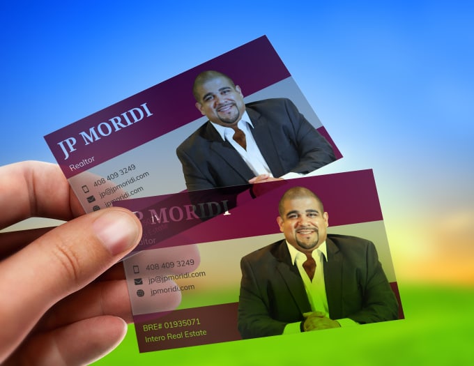 I will do plastic, transparent business card design