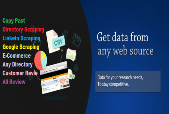 I will do professional data extracting and web scraping