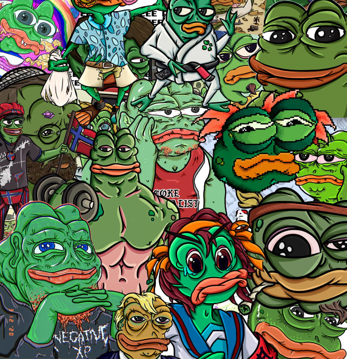 I will draw a custom rare pepe the frog