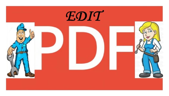I will edit or create pdf file, different file conversion