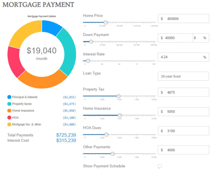 I will make a web calculator or convert excel into web