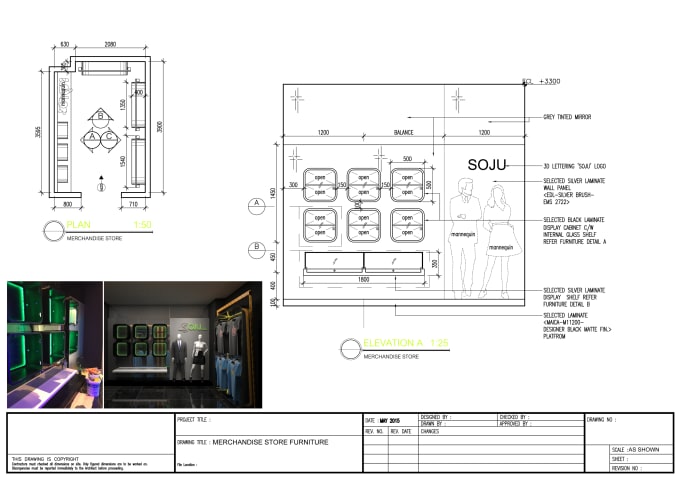 I will produce acad drawing for interior projects