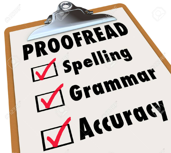 I will proof read in quick time with perfect accuracy