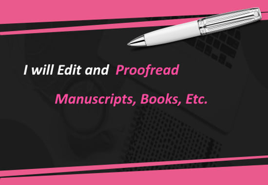 I will provide book editing  for novels