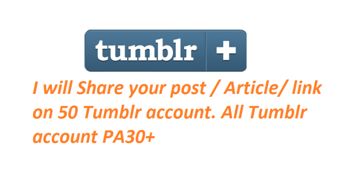 I will share your post from 50 tumblr account which pa 30 plus