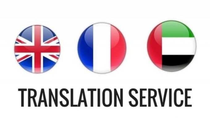 I will translate arabic french and english