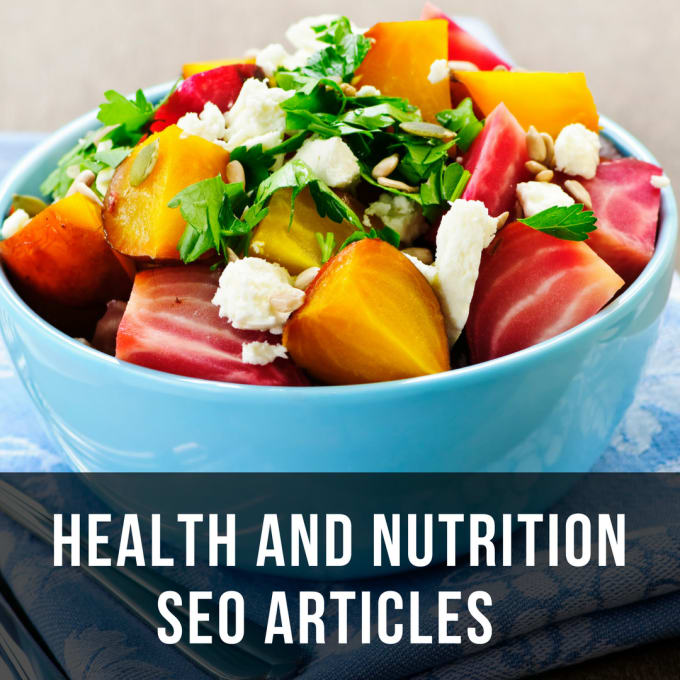 I will write health and wellness seo articles