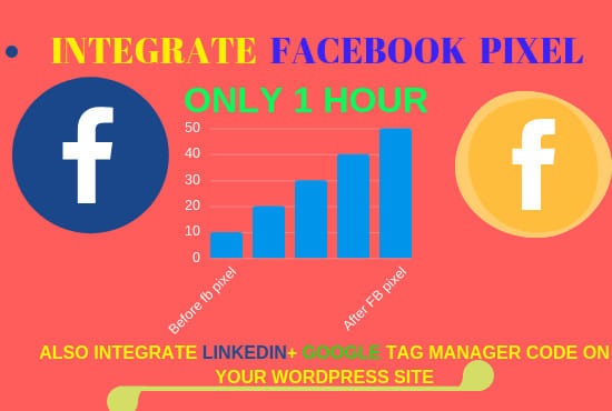 I will add the facebook pixel to your wordpress website