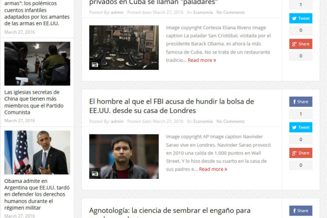 I will advertise your banner on my spanish news website