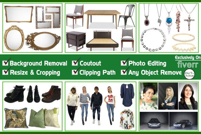 I will any 100 photos background removal cut out within 24 hours